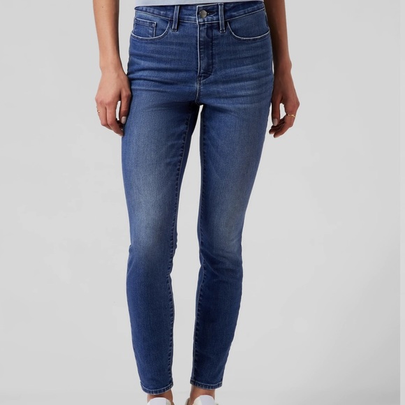 Athleta Sculptek Ultra Skinny Jean Size 4 Tall - Picture 2 of 5